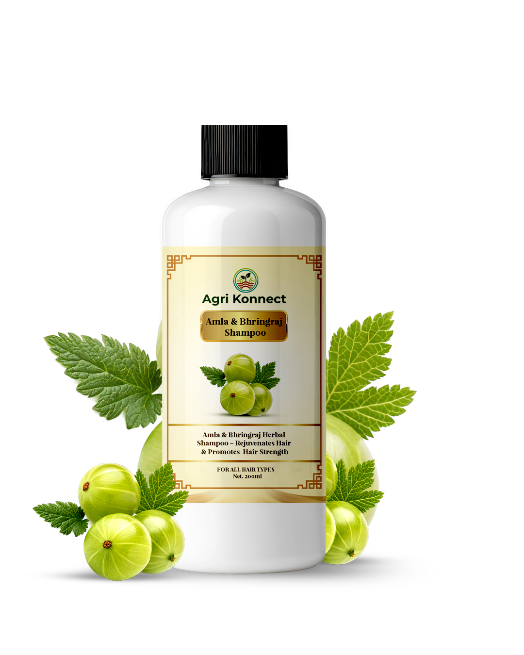 Amla Bhringraj Shampoo 200ml (Pack of 2) is specially formulated with the natural goodness of Amla and Bhringraj, two traditional ingredients known for supporting stronger roots and healthier hair growth. This gentle yet effective cleanser deeply removes dirt, excess oil, and impurities while maintaining the scalp?s natural moisture balance. Regular use helps reduce hair fall, improve hair texture, and enhance natural shine, leaving hair soft, manageable, and refreshed. The pack of 2 offers better value and ensures continuous hair care for long-term results, making it ideal for both men and women and suitable for all hair types.