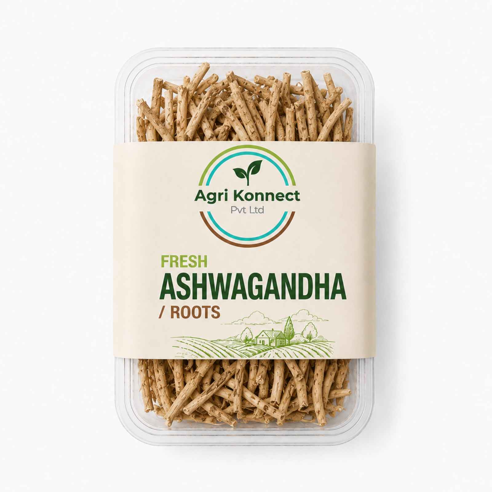 Fresh Ashwagandha Roots supplied by Agri Konnect are carefully sourced to meet industrial quality standards. Ideal for herbal, nutraceutical, botanical, and wellness product manufacturing, the product is processed and packed to ensure consistency and reliable commercial usage.