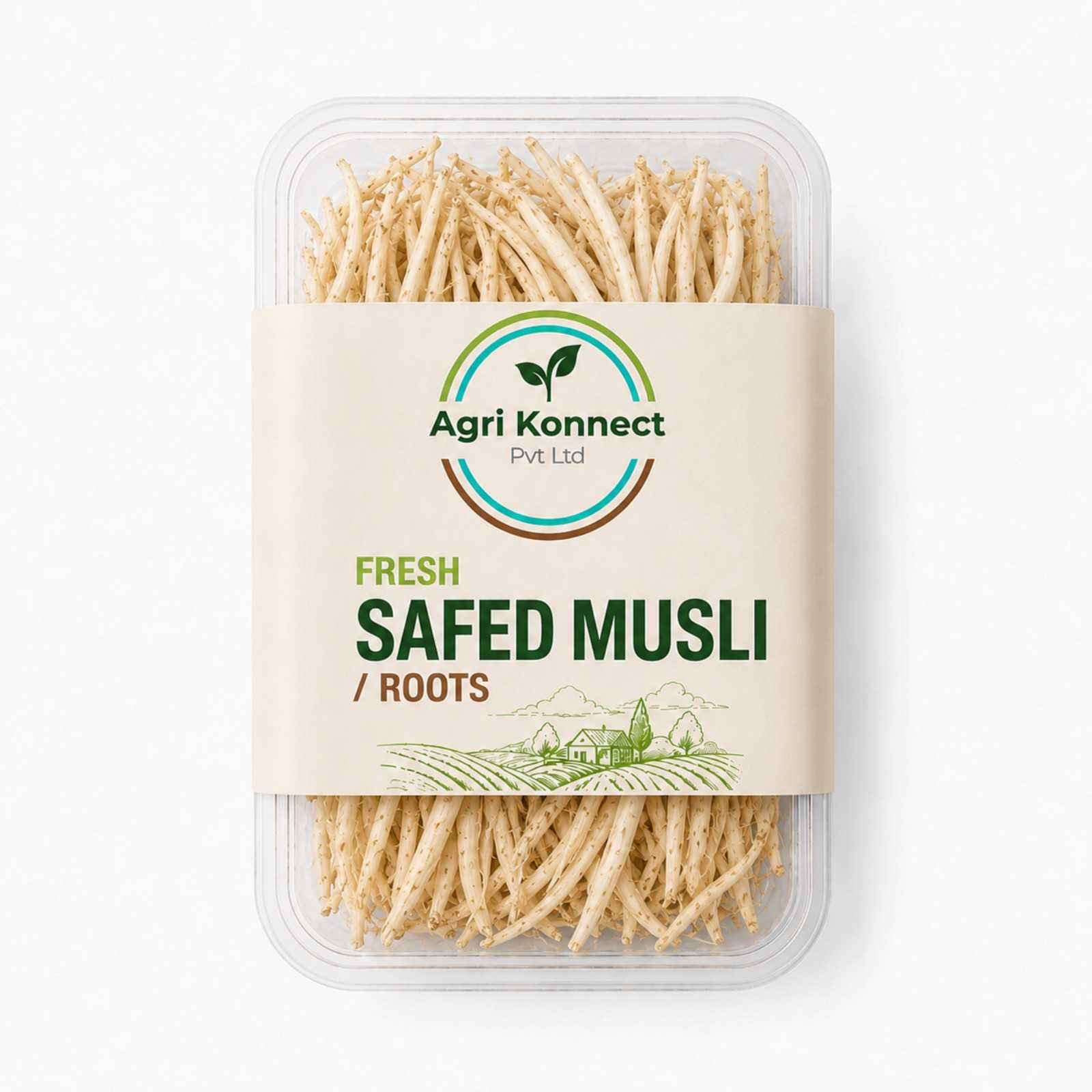 Agri Konnect provides premium-grade Fresh Safed Musli Roots for manufacturers, wholesalers, and processors. Sourced from reliable cultivation areas and packed under hygienic conditions, this product is suitable for herbal, botanical, nutraceutical, and commercial processing applications.