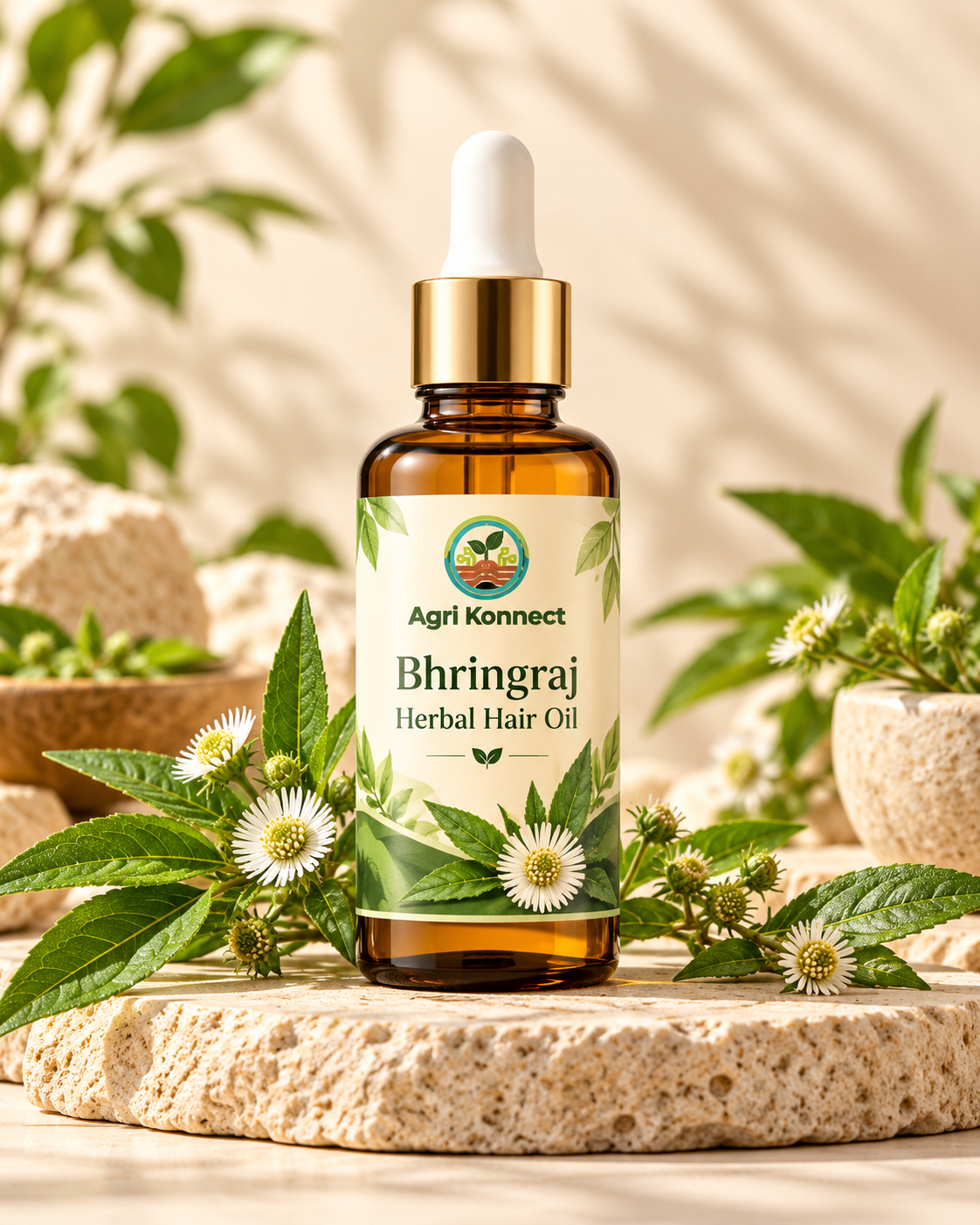 Bhringraj-based hair oil for everyday personal care. Pack size: 100 ml.