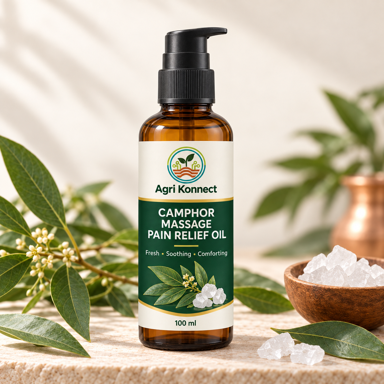 Camphor Massage Pain Relief Oil
