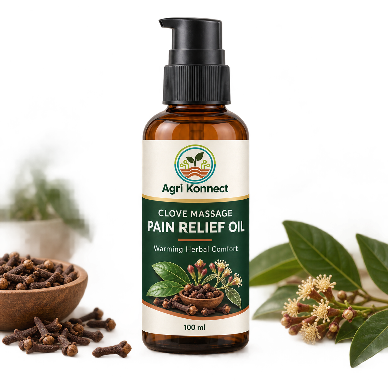 Clove-based pain relief oil for everyday personal care. Pack size: 100 ml.