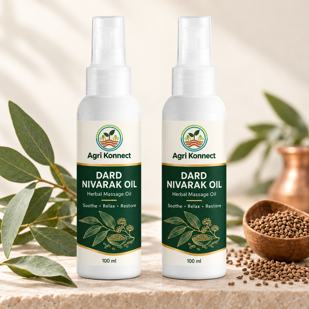 Dard Nivarak Oil 100ml (Pack of 2) is specially formulated with herbal ingredients known for their soothing and relaxing properties to help relieve joint pain, muscle soreness, backache, and stiffness. Its fast-absorbing, non-greasy formula penetrates deeply to support better circulation and provide a comforting warming effect that helps reduce discomfort. Regular massage with this oil helps relax strained muscles, improve flexibility, and promote overall body comfort. The pack of 2 offers better value and ensures continuous availability for daily use, making it suitable for adults seeking effective external pain relief support.
