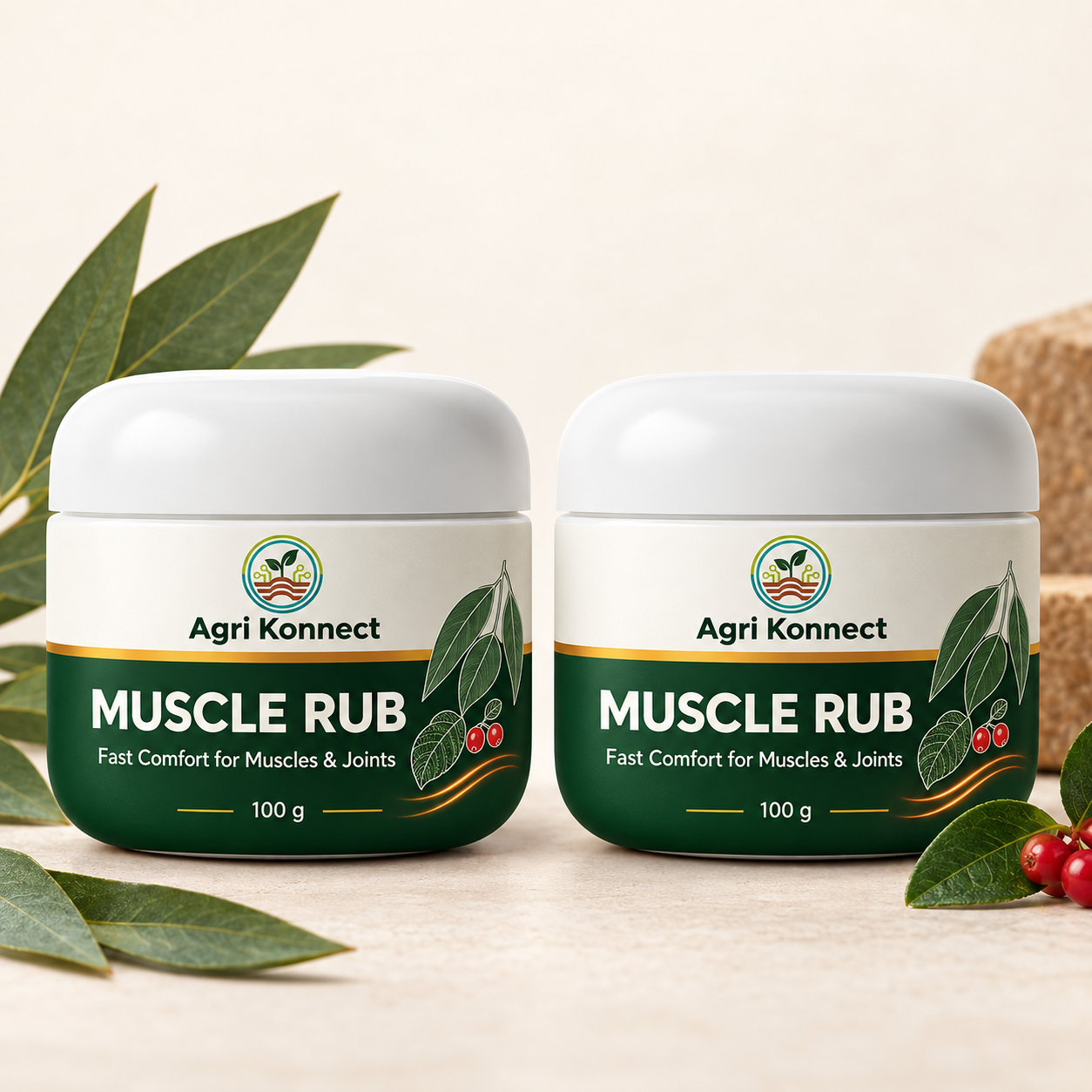 Muscle Rub 100gm – Fast Relief Pain Relief Cream for Muscles & Joints Pack of 2