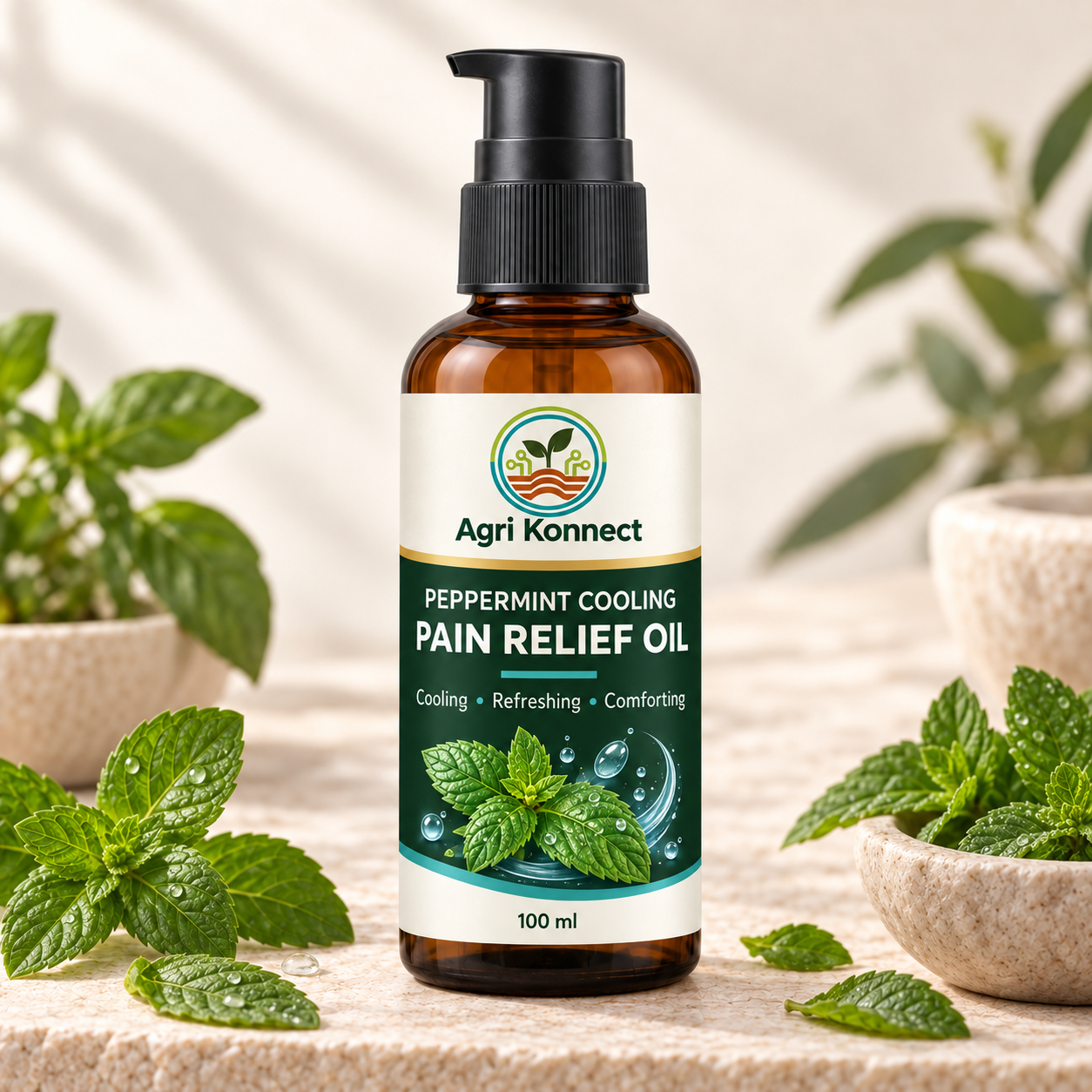 Peppermint Cooling Pain Relief Oil