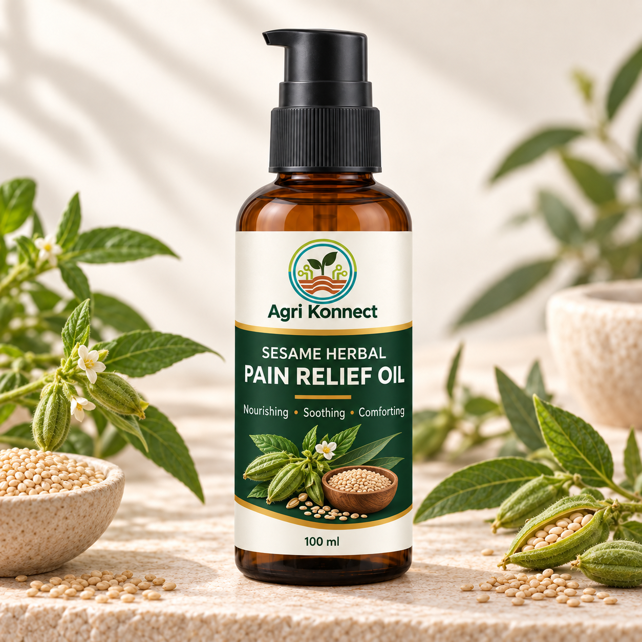 Sesame Herbal Pain Relief Oil