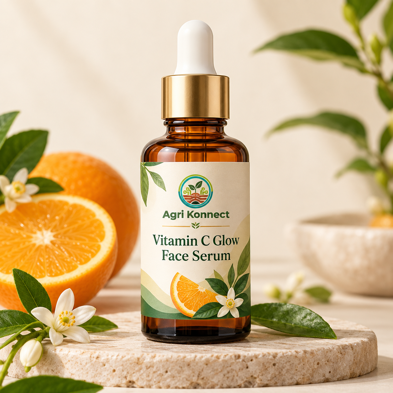 Vitamin C-based face serum for everyday personal care. Pack size: 30 ml.